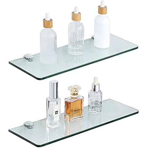 SAYAYO Wall Mounted Glass Shelf Set Cover