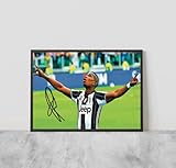 ANDSAL Paul Pogba Juve Artwork Geschenkidee gedruckt 