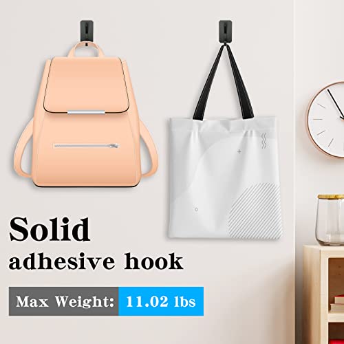 Eucomir Ganci Adesivi,4 Pezzi Ganci Adesivi