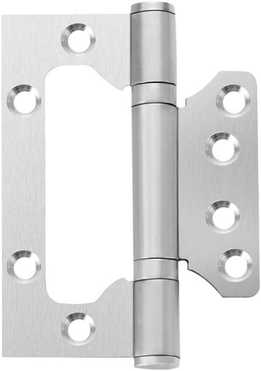 VOLUKA 6 Pack Non-Mortise Door Hinges - Easy to Install, 4