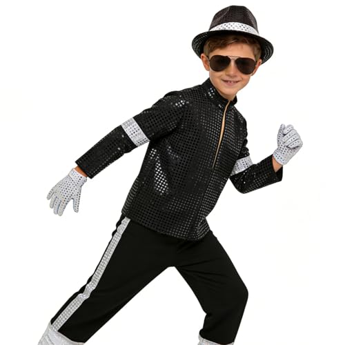 Disfraz Kids Dance Star Halloween 80s 90s para niños miniatura 3