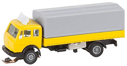 Preisvergleich Produktbild Faller FA162052 LKW MB SK Pritsche / Plane (WIKING) Modellbausatz, verschieden