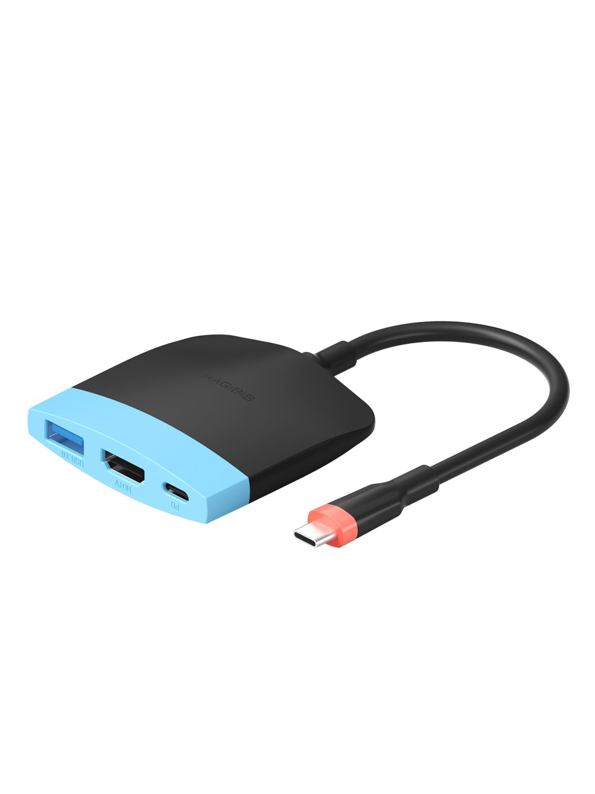 Hagibis Dock Switch2 pour Switch 1/2/OLED, Station d’Accueil TV Portable avec Charge, Dock avec HDMI et Port USB 3.0, Base de Remplacement, Adaptateur USB-C vers HDMI pour MacBook Pro/Air