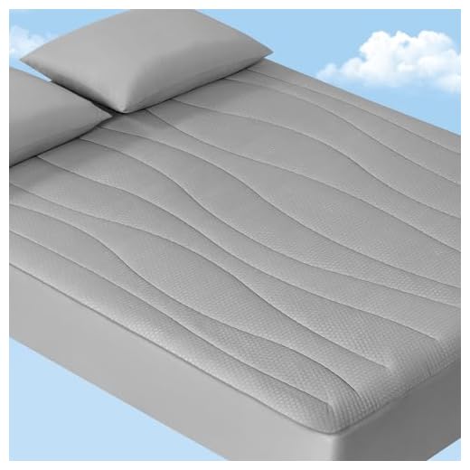 Elegear Cooling Mattress Pad Queen, Upgraded Arc-Chill® 3.0 + PCM Cooling, Stay Cool All Night, Breathable & Soft, Deep Pocket 18", Washable Mattress Protector for Hot Sleepers, Gray