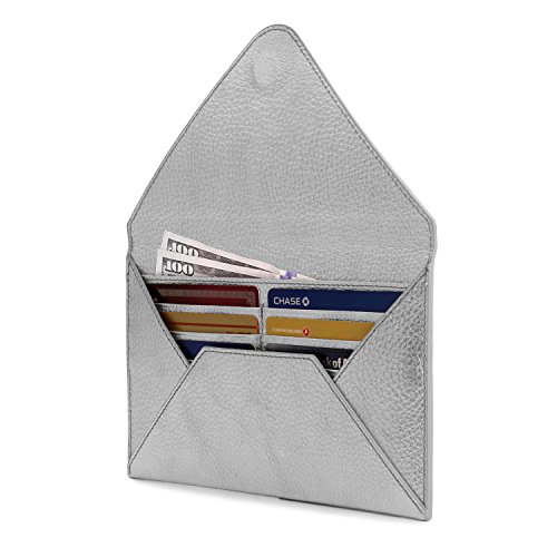 Otto Angelino Slim Genuine Leather Wallet Clutch - Multiple Slots Money, Id, Cards, Smartphone, Rfid Blocking - Unisex #TOP3