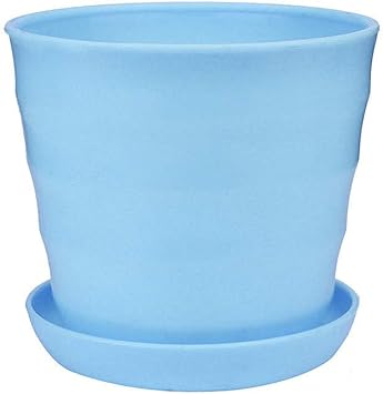 3.6 Inch Plastic Plant Pots Indoor with Multiple Drainage Holes and Tray Nursery Pots Succulent Planters Colorful Funny Plant Pots for Indoor,house,desktop,office,balcony,windowsill,room Decor