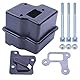 Adefol Auspuff Schrauben Kit für STIHL 029 039 MS310 MS290 MS390 Serie, Auspuff Schalldämpfer + Schrauben & Muttern + Halter + Dichtung Ersatzteile Zubehör