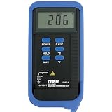 Taiwan Quality DER EE DE-3003 K-TYPE High Accuracy Digital Termometro LCD Display LCD 3½ Digits, Display LCD con 1999 conteggi a due canali High Accuracy ± (0,3%+1°C) dati Hold MAX