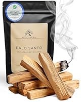 Incensera Palo Santo Räucherholz - 8 Duftholz Sticks 10 cm für Ausräuchern Wohnung, Natürliches Heiliges Holz aus nachhaltiger Ernte, Aromatherapie