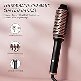 Thermal Brush - 38mm Heated Hot Brushes for Hair Styling - Round Heated Curling Iron Create Natural Curls - 10 Temperature Settings to Make Hair Smoother & Shinier - Dual Voltage - UK Plug - Image 2