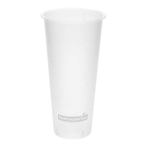 Miniatura 2 de Restaurantware Bev Tek - Vasos de plástico esmerilado de 24 onzas, 100 vasos desechables para bebidas, tapas se venden por separado, para servir