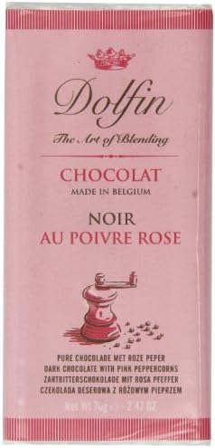 Dolfin - Chocolat Noir Au Poivre Rose Dark with Pink Peppercorns (2.5 ounce)