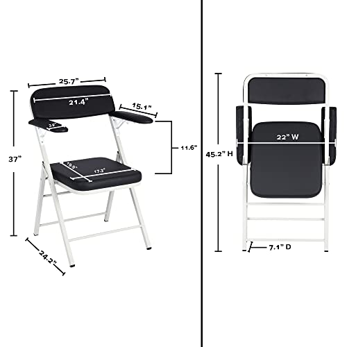 Adirmed Phlebotomy Chair, Portable Folding Adjustable Medical Chair, Blood Drawing Padded Lab Chair, Ideal for Blood Drives, Temporary Labs and Easy Transportation - Thumbnail 2