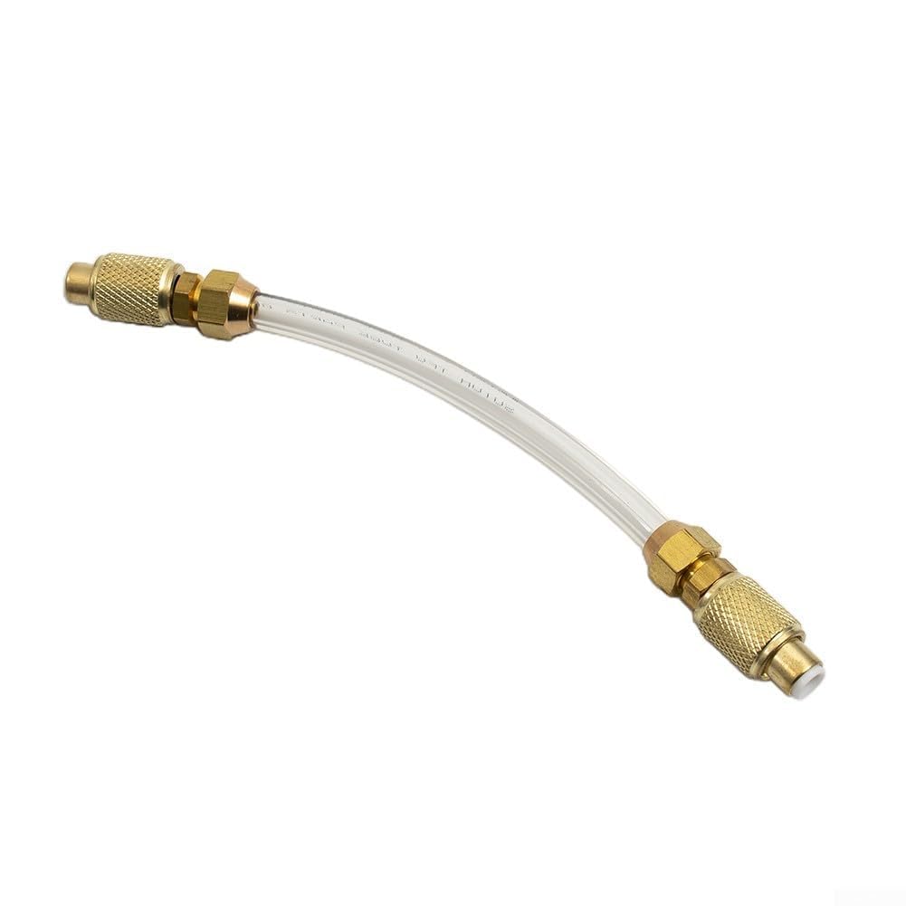 Inyector de aceite de 30 ml para R134a con acoplamiento rápido de 1/4 pulgadas, ideal para uso en aire acondicionado