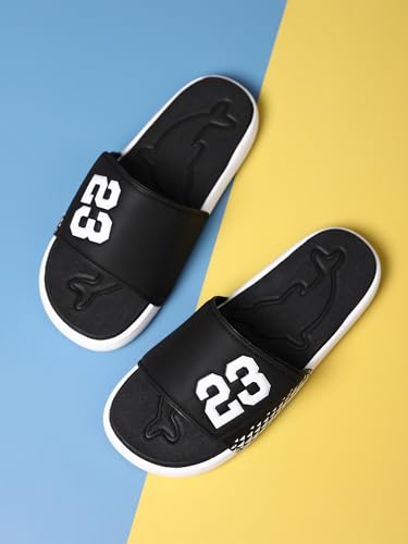 Image of DREAM LAKE Men's Sport Slide Sandals, Flexible Midsole, Casual Beach Slides