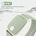 EmeTerm Explore FDA-cleared Anti-Nausea Wristband IP67 Waterproof Morning Motion Travel Sickness Relief Classic Strap Design (Mint Green-Extra 2pack Conductive Gel)