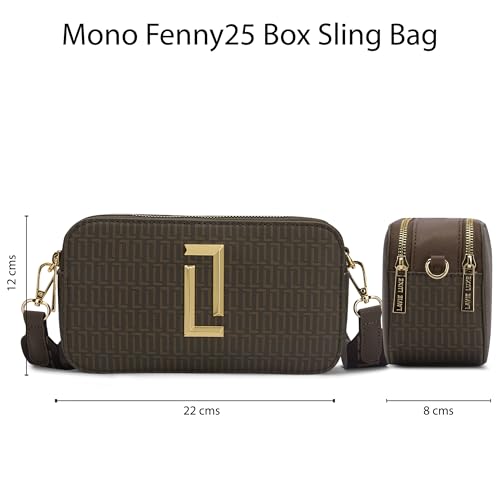 Image of Lavie Luxe Women's Mono Fenny Crossbody Sling Bag | Ladies Purse Handbag | Gift for Women
