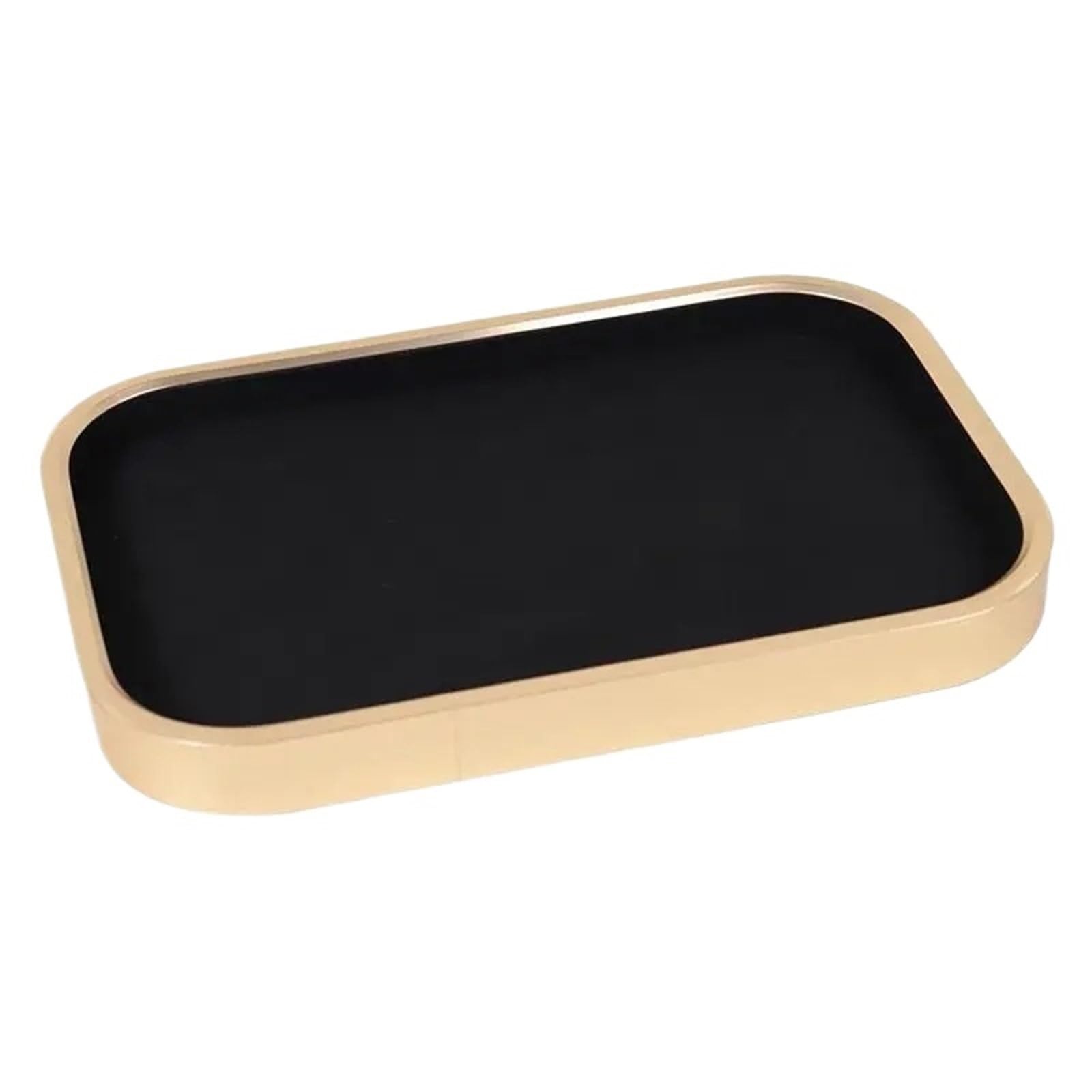 MKYYIOED Jewelry Trays Metal Jewelry Display Tray Necklace Ring Velvet Jewellery Storage