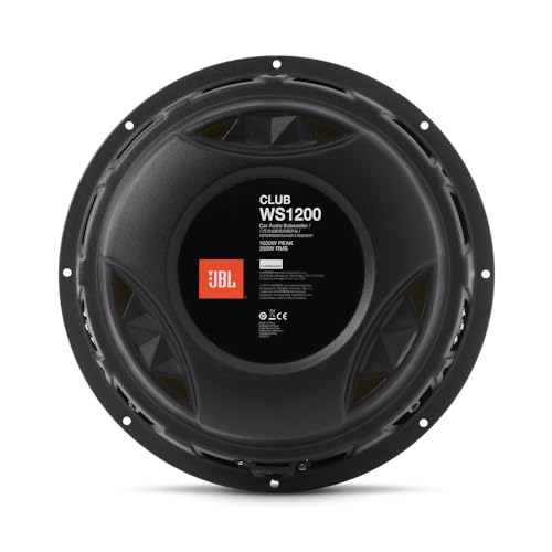 Image of JBLCLUBWS1200BLK - 12 inch (305mm) Shallow Mount Subwoofer, 1000w Peak, Black