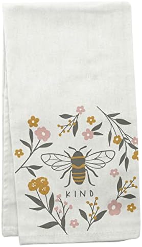 Karma Gifts Bee Tea Towel - 100% Cotton Hand Towels for The Kitchen - Modern Home Decor - Iridescent Small image 4