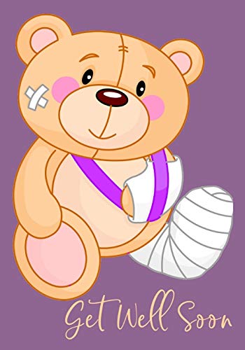 Get Well Soon: Recuperation Gift - Unique Hospital Gift For Women Patients - Activity & Puzzle Book With Get Well Wishes For Women. Teddy Bear Cover. (Get Well Activity Book Gifts) image 3