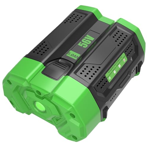 Image of 1 Pack 56 Volt Lithium ion Battery BA2800T Replacement for EGO 56V Battery 5000mAh(Green)