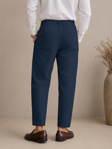 Image of TAGDO Men's Solid Colour Pant with Pocket || Casual Trosuer || Formal Trouser || Formal Slim Fit Pleated Pants for Men (2049)