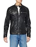 schott perfecto deutschland  Schott NYC Herren Lcspyderwx Jacke, Schwarz (Black Black), Medium
