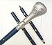 New Walking Stick Cane Inlay Deluxe Beautiful Brass Silver Knob Head Handle Walking Stick for Men and Women Gift