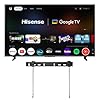 Hisense 50-Inch Class H5 4K UHD HDR Google Smart TV (50H5BG, 2025) Dolby Vision Gaming HDR 10 Motion Rate 120 AI Upscaler DTS Virtual X Game Mode Plus Google Assistant + Free WallMount (Renewed)