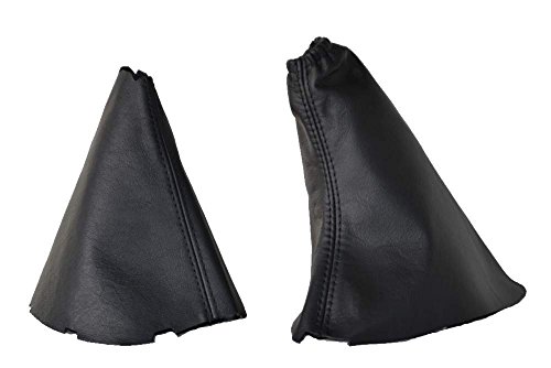 The Tuning-Shop Ltd for Landrover Freelander LR2 2006-2014 Manual Shift E Brake Boot Black Leather