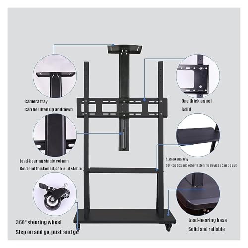 Soporte móvil para TV de 32-65 pulgadas con ruedas miniatura 2