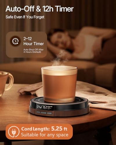 Fast Heating Coffee Mug Warmer with Smart Display