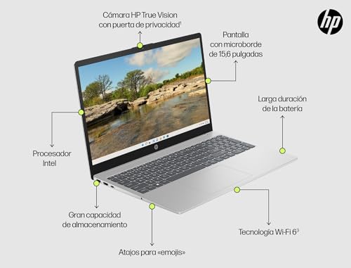 HP 15-fd0196ns - Portátil 15.6" FHD, Intel - Imagen 4