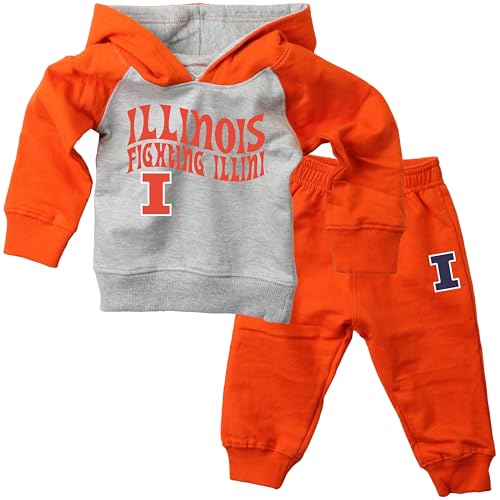 Wes and Willy Infant and Toddler College Pant and Hoodie Set