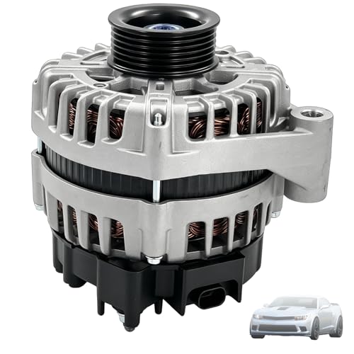 Image of 13597233 Alternator 150A 12V Compatible with 2010-2015 Chevrolet Camaro | SS 1SS 2SS V8 6.2L Replace 11486 11486N 849134 13588310 13501721 FG15S032