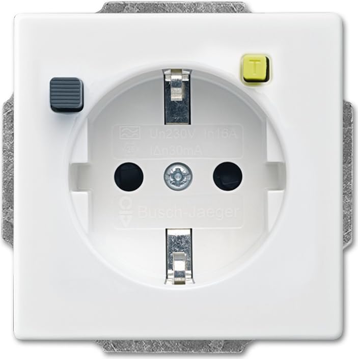 Busch-Jaeger FI-SCHUKOMAT 3120 EUCB-84 - Toma de corriente (4011395189641)