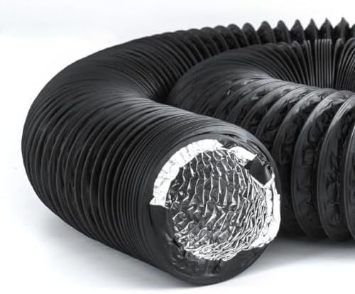 Flexible PVC Air Hose Aluminium Foil Specially Designed for Cooker Hood Exhaust with Steel Wire Reinforcement and Low Resistance Airflow Path (B) — view 2