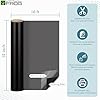 VINYL FROG Black Permanent Vinyl Matte Self Adhesive Vinyl Roll 12'' x 10ft Craft Vinyl for Mug Cup Window Home Decors #1
