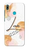 TweakyMod Designer Printed Hard Case | Love on Sand Back Cover Compatible with HWAWEI Y7 2019, HWAWEI Y7 Prime 2019