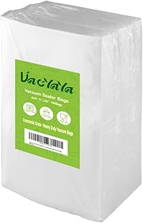 4mil 100 Gallon Size 11 x 16 Inch Vacuum Sealer Freezer Storage Bags for Food,Vac Seal a Meal Bags with BPA Free and Commercial Grade Sous Vide Vaccume Seal Safe PreCut Bag