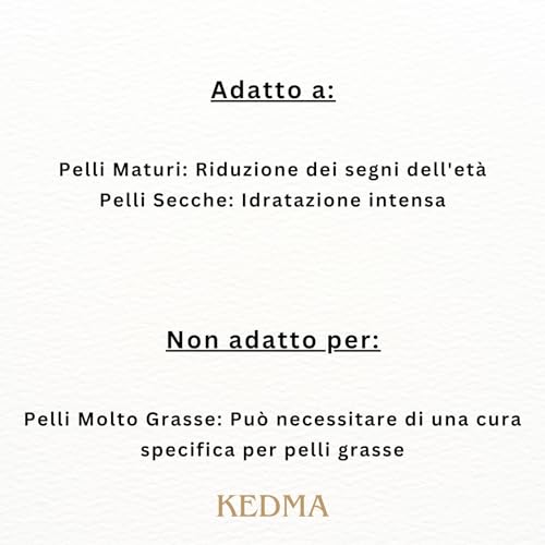 Kedma - Set Crema Giorno E Notte Al Collagene E Minerali Del Mar Morto - Idratante E Anti-Età - 2X50G - 6