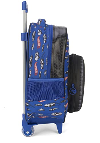 Mochila Infantil Hot Wheels com rodinhas