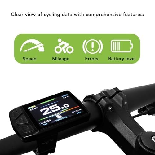 Pannello di controllo for scooter elettrico da 36 V, 48 V e 22 A con acceleratore a pollice, 8 magneti, sensore di assistenza alla pedalata regolatore per monopattino elettrico