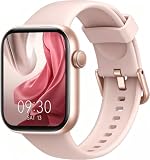 Reloj Inteligente Mujer Hombre, 1.85" Smartwatch con Llamadas Bluetooth, 140+ Modos Deportivos Smart Watch con SpO2/Pulsómetro/Monitor de Sueño/Podómetro, Impermeable IP68 Smart Watch Para Android iOS