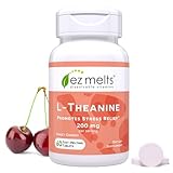 EZ Melts Dissolvable L-Theanine 200 mg, Sugar-Free, 1-Month Supply - 1 Pack