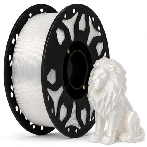 Image of FILAMONT PLA+ 3D Printer Filament 1.75mm, High Strength & Low Warp Printing Material, Dimensional Accuracy ±0.02mm, Vacuum Sealed with Desiccant, 1kg Spool (Translucent)