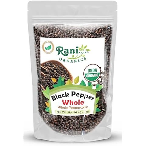 Rani Organic Black Pepper Whole Cover