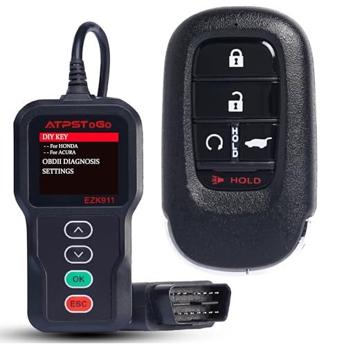 ATPSTOGO DIY Key Fob Replacement Compatible with 2023 2024 2025 Honda CR-V Pilot HR-V Keyless Entry Remote Control CRV HRV Key Replace Kit FCC ID:KR5TP-4 5 Button SUV