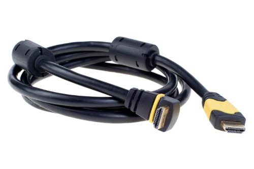 Cable HDMI 19 pines angular para conectar pantallas pegadas a la pared 1,5m